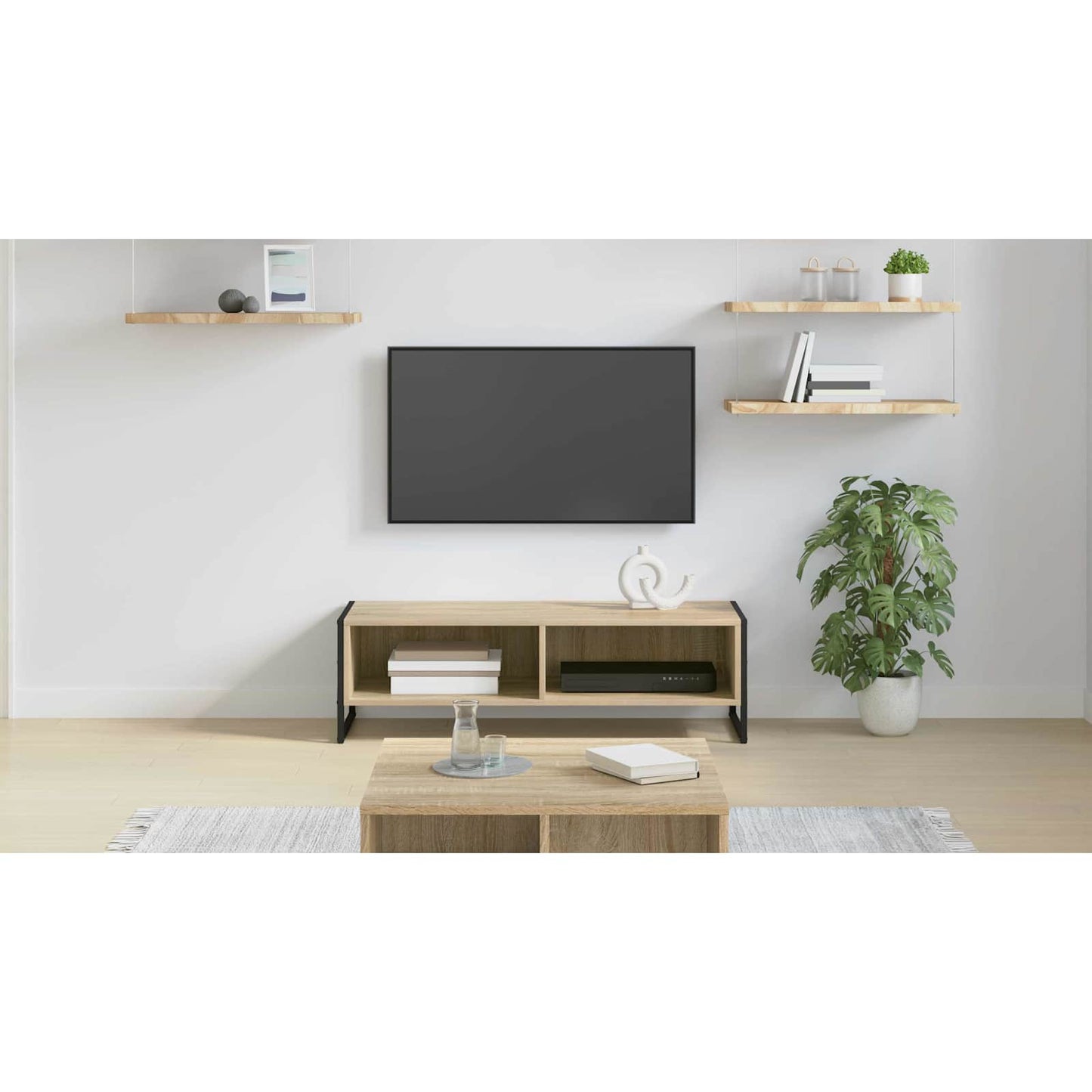 TV Cabinet Sonoma 100 x 36.5 x 30.5 cm Engineered Wood