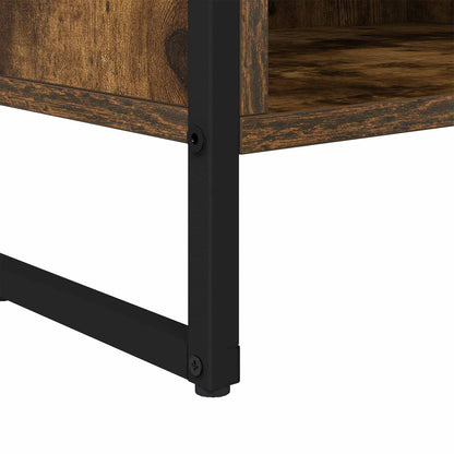 TV Cabinet Smoke Oak 100 x 36.5 x 30.5 cm Engineered Wood