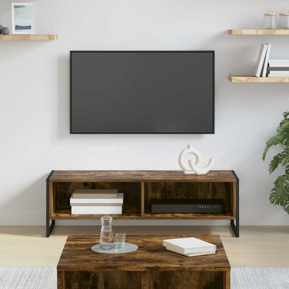 TV Cabinet Smoke Oak 100 x 36.5 x 30.5 cm Engineered Wood