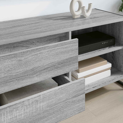 TV Cabinet Grey Sonoma 100 x 36 x 49.5 cm Engineered Wood