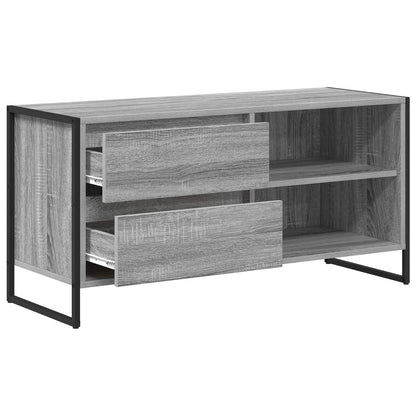 TV Cabinet Grey Sonoma 100 x 36 x 49.5 cm Engineered Wood