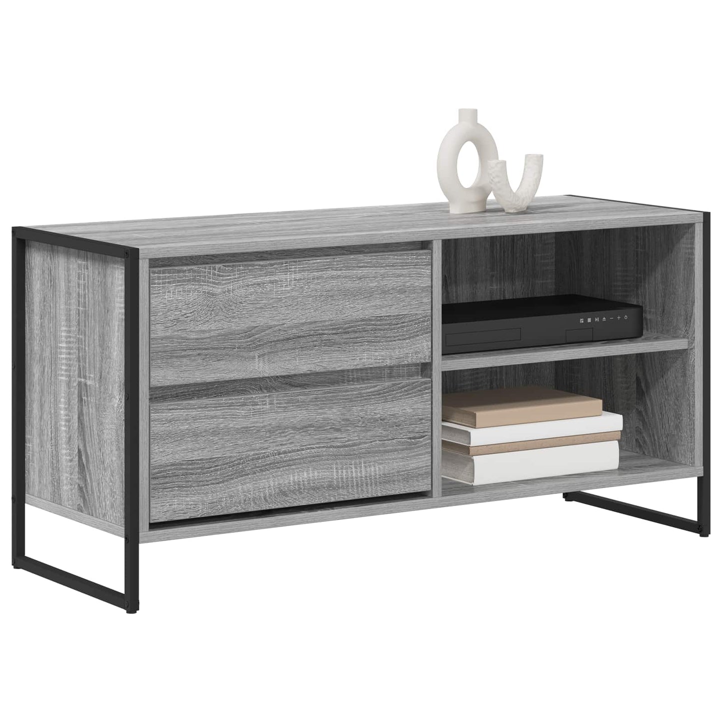 TV Cabinet Grey Sonoma 100 x 36 x 49.5 cm Engineered Wood