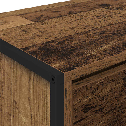 TV Cabinet Old Wood 100 x 36 x 49.5 cm Engineered Wood