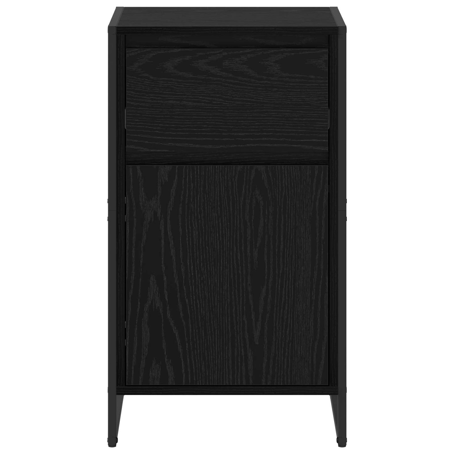 Sideboard Black Oak 43 x 36 x 75.5 cm Engineered Wood