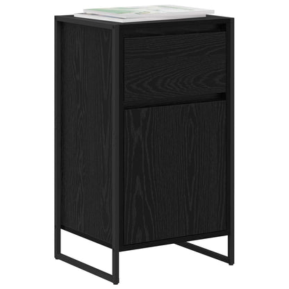 Sideboard Black Oak 43 x 36 x 75.5 cm Engineered Wood