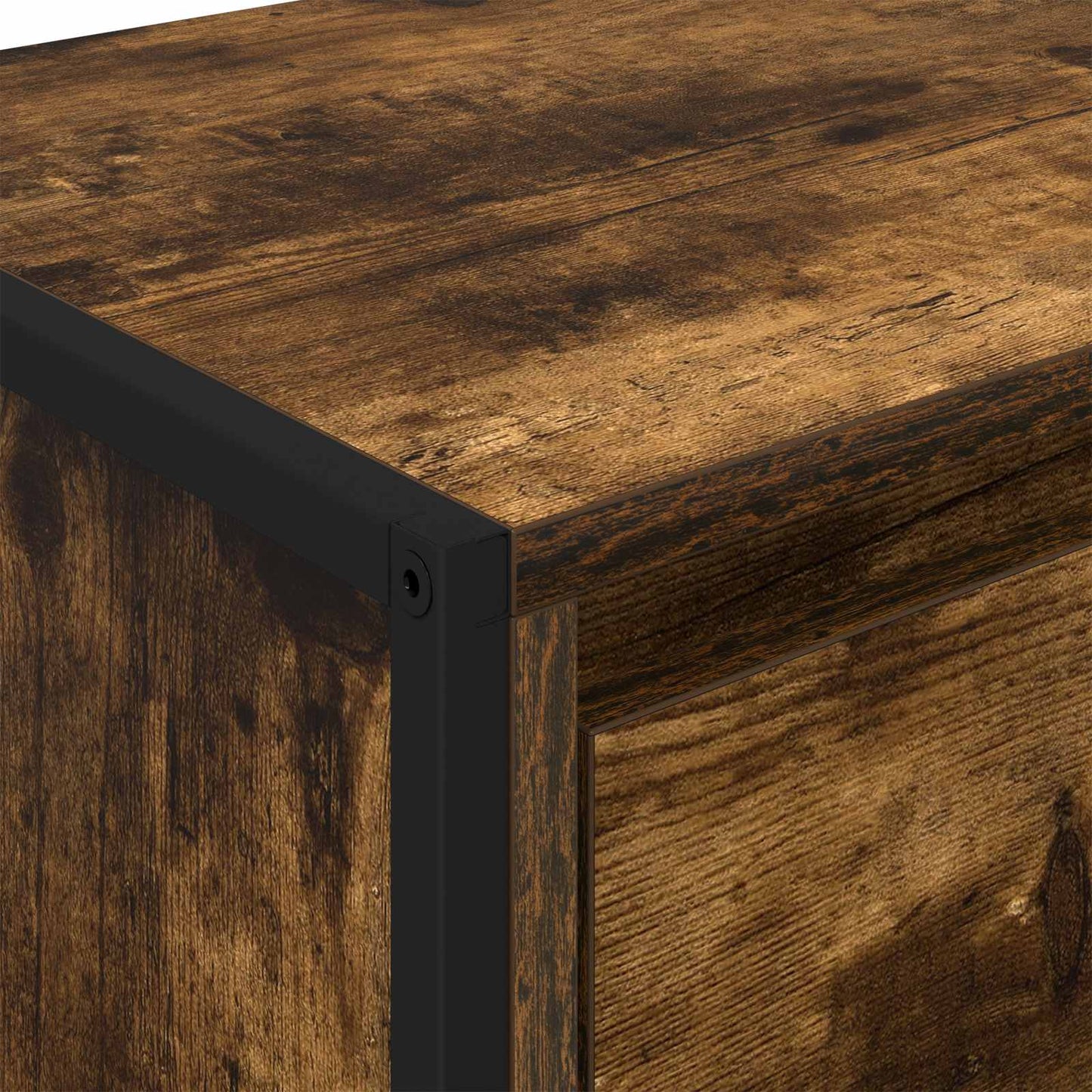 Sideboard Smoke Oak 43 x 36 x 75.5 cm Engineered Wood