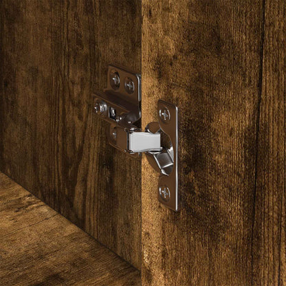 Sideboard Smoke Oak 43 x 36 x 75.5 cm Engineered Wood