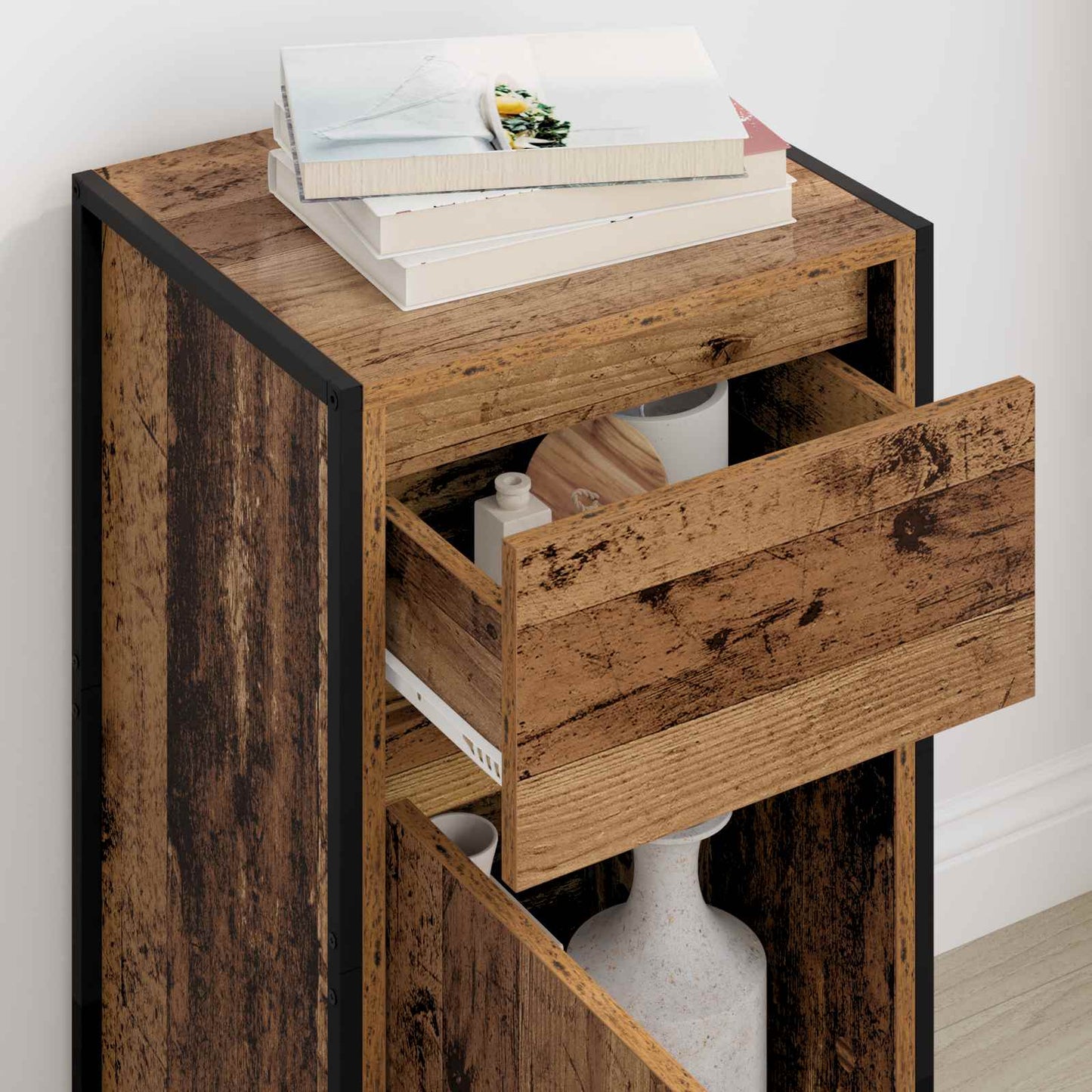 Sideboard Old Wood 43 x 36 x 75.5 cm Engineered Wood