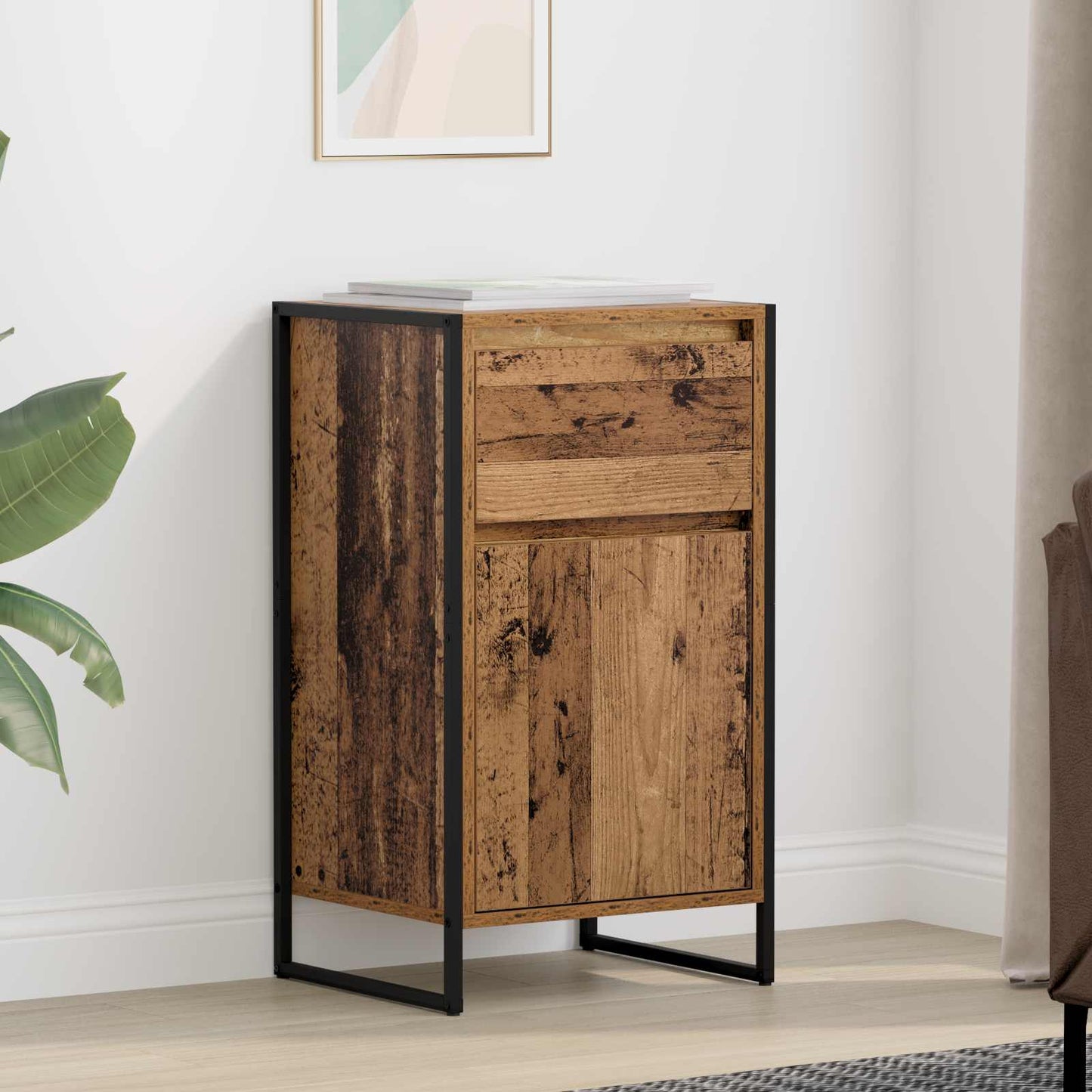 Sideboard Old Wood 43 x 36 x 75.5 cm Engineered Wood