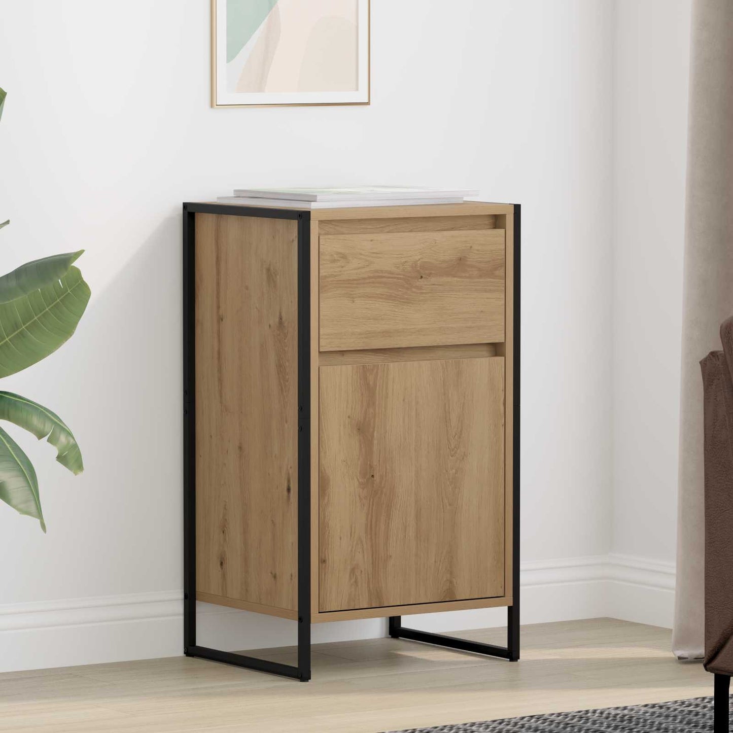 Sideboard Artisian Oak 43 x 36 x 75.5 cm Engineered Wood