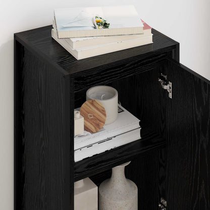 Sideboard Black Oak 43 x 36 x 75.5 cm Engineered Wood