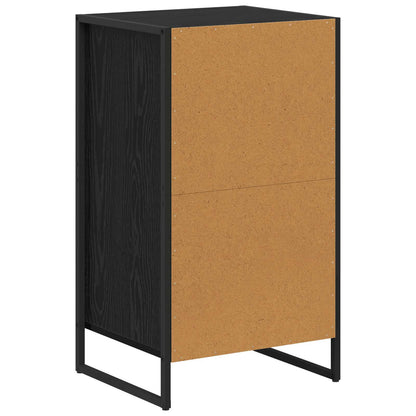 Sideboard Black Oak 43 x 36 x 75.5 cm Engineered Wood