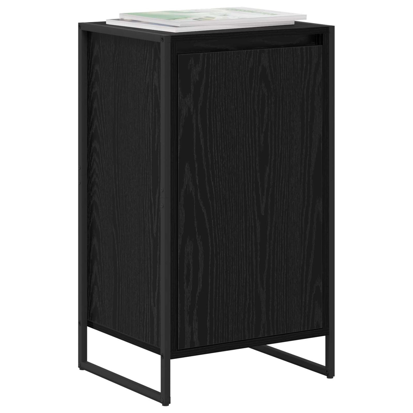 Sideboard Black Oak 43 x 36 x 75.5 cm Engineered Wood