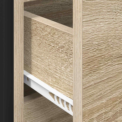 Sideboard with Drawer Sonoma 79 x 36 x 75.5 cm Engineered Wood