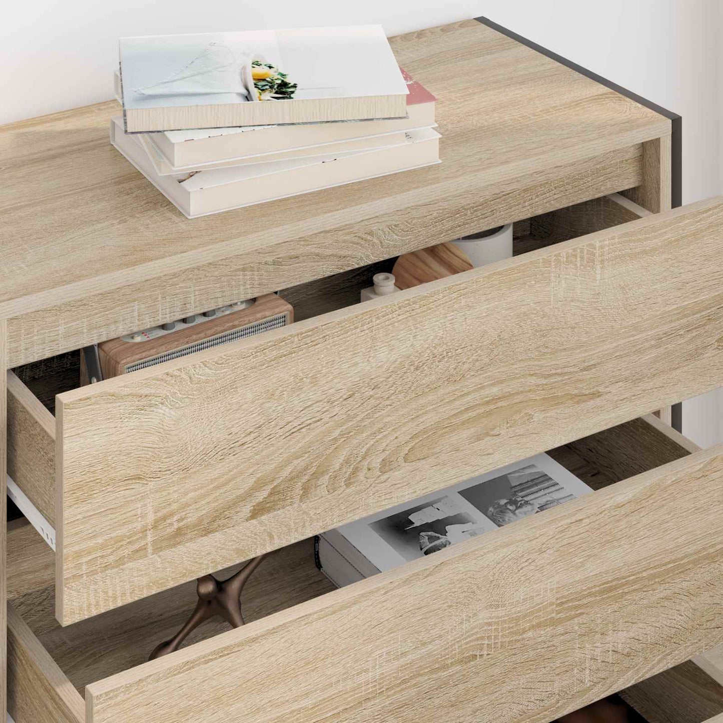 Sideboard with Drawer Sonoma 79 x 36 x 75.5 cm Engineered Wood