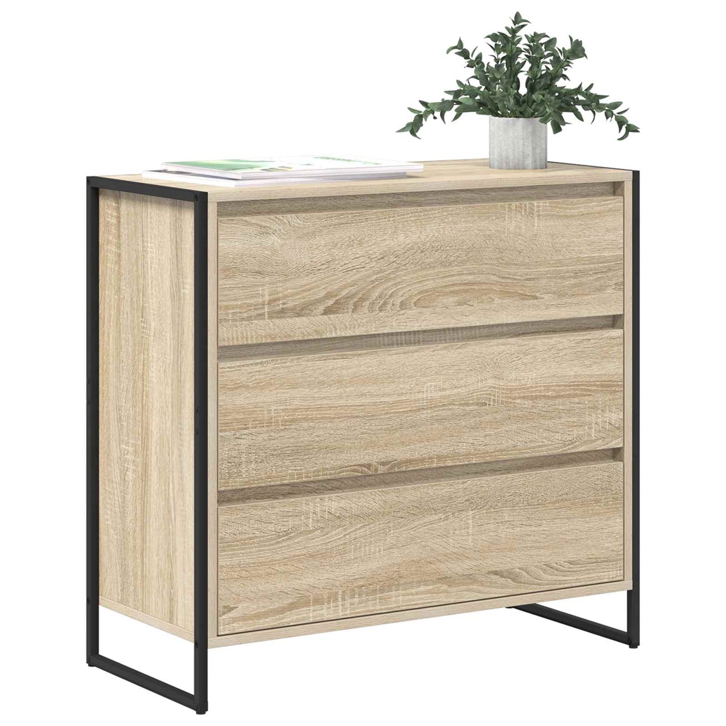 Sideboard with Drawer Sonoma 79 x 36 x 75.5 cm Engineered Wood