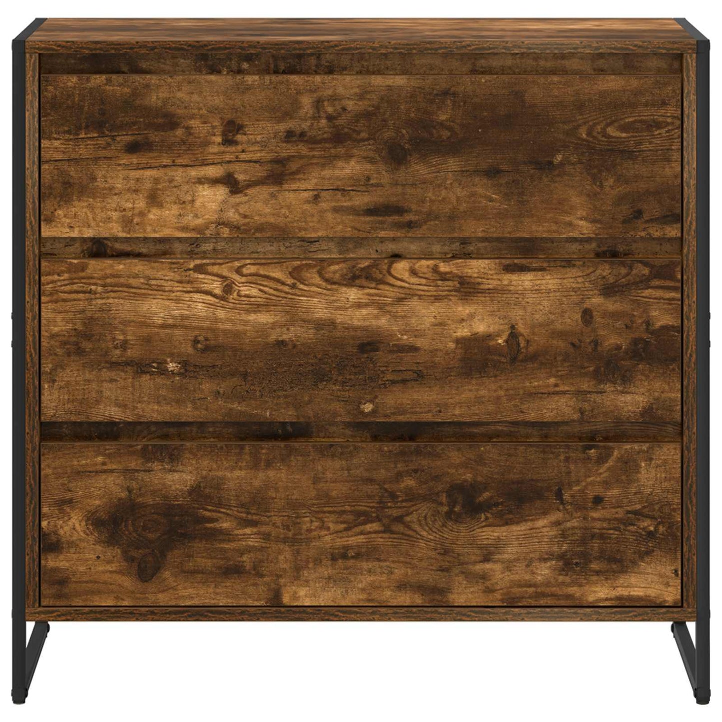 Sideboard Smoke Oak 79 x 36 x 75.5 cm Engineered Wood