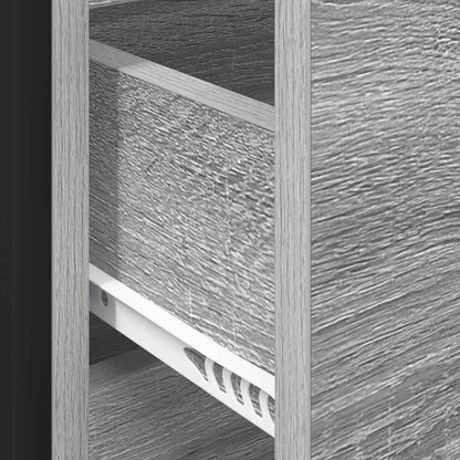 Sideboard Grey Sonoma 79 x 36 x 75.5 cm Engineered Wood