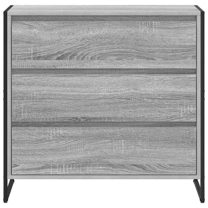 Sideboard Grey Sonoma 79 x 36 x 75.5 cm Engineered Wood