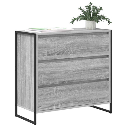 Sideboard Grey Sonoma 79 x 36 x 75.5 cm Engineered Wood