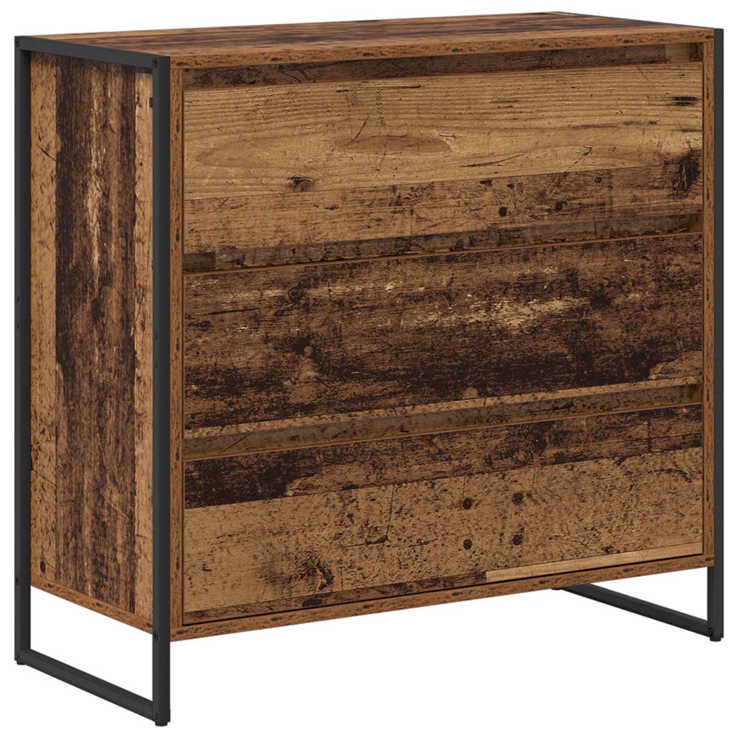Sideboard Old Wood 79 x 36 x 75.5 cm Engineered Wood