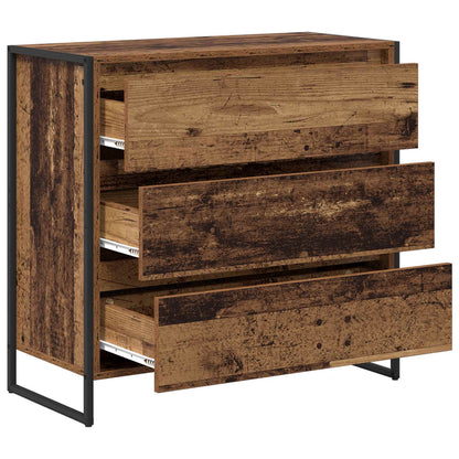 Sideboard Old Wood 79 x 36 x 75.5 cm Engineered Wood