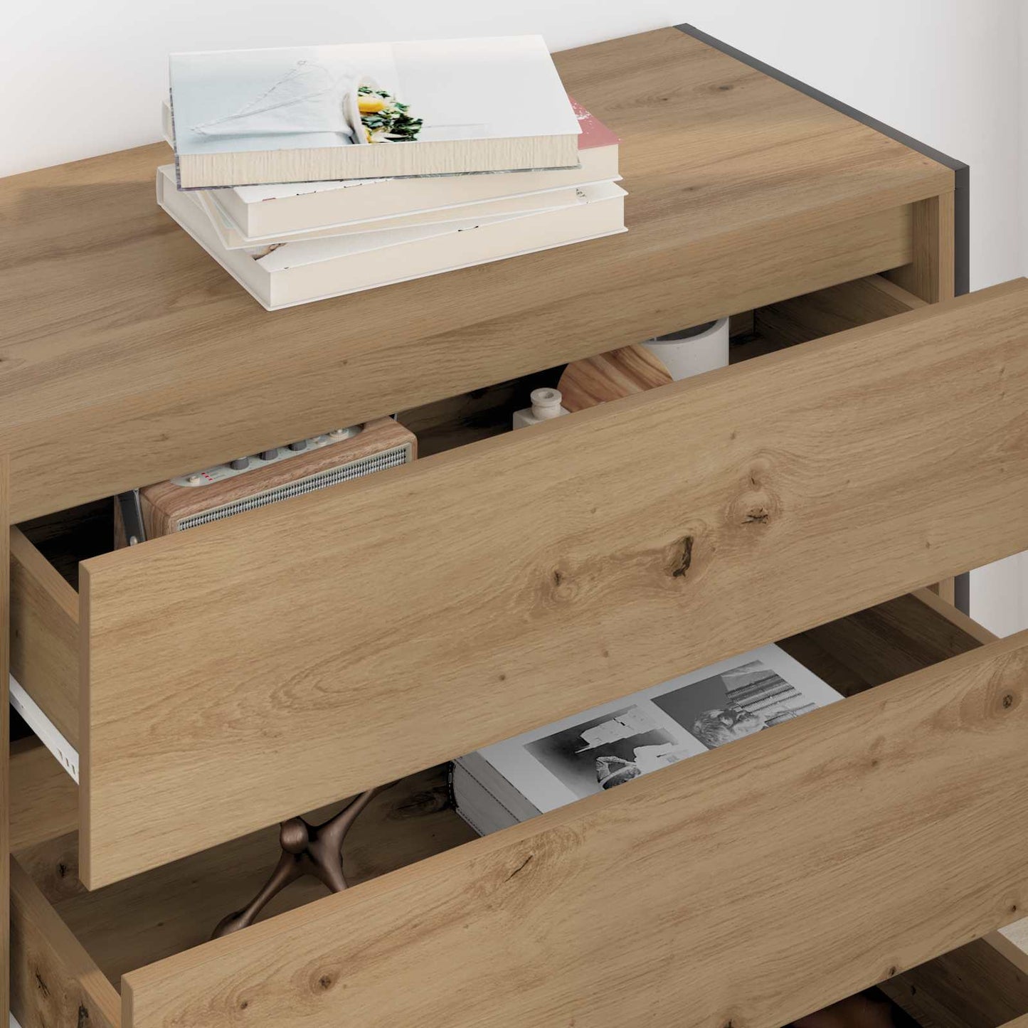 Sideboard Artisian Oak 79 x 36 x 75.5 cm Engineered Wood