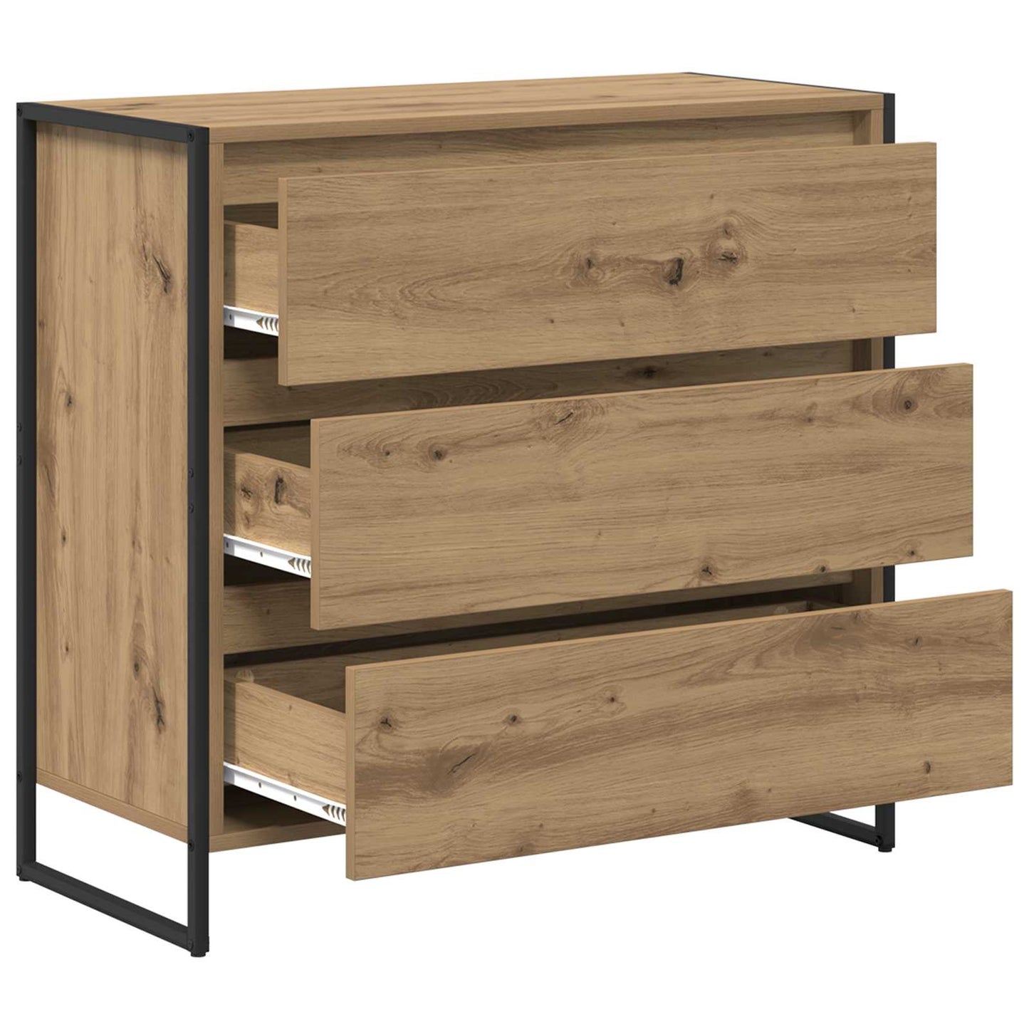 Sideboard Artisian Oak 79 x 36 x 75.5 cm Engineered Wood