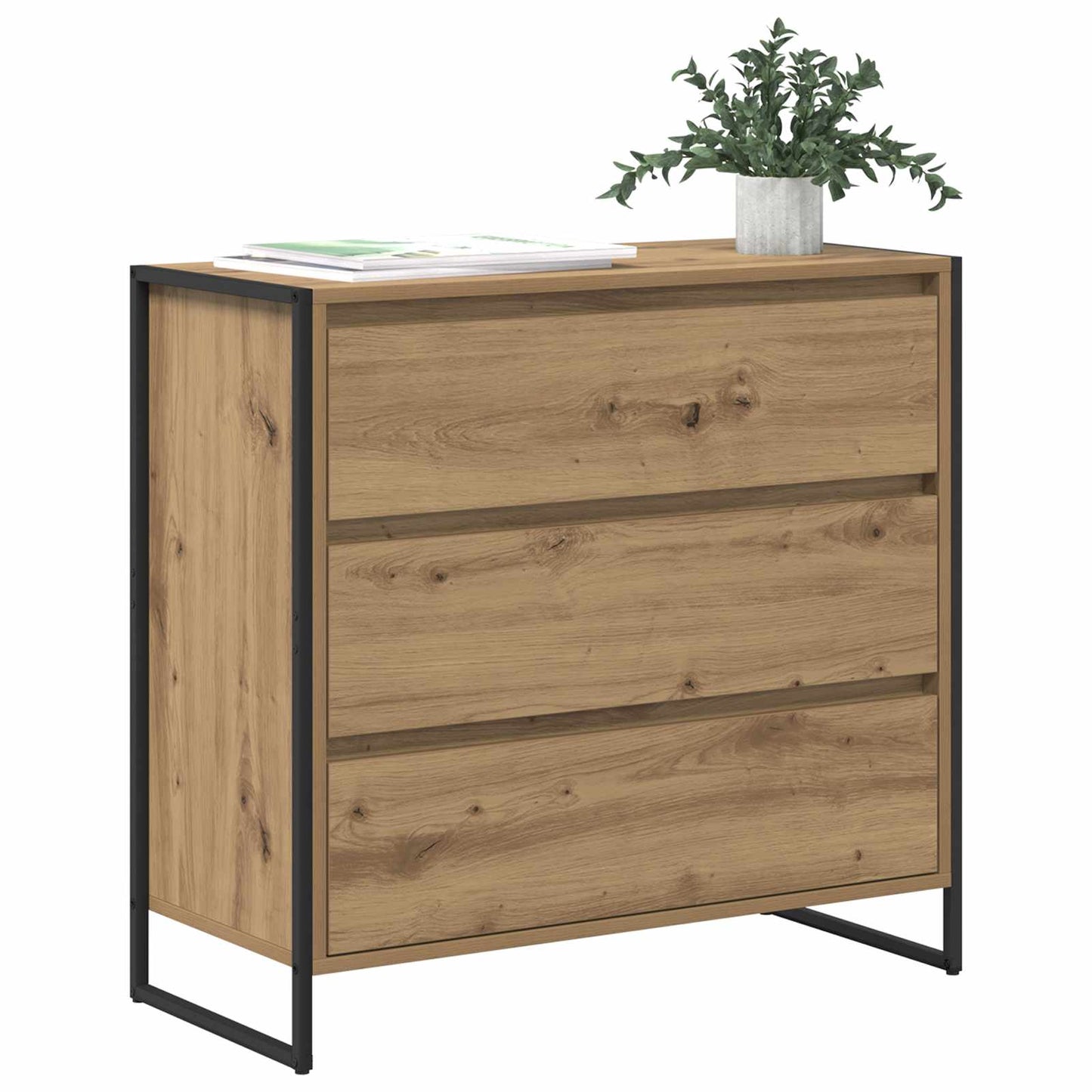 Sideboard Artisian Oak 79 x 36 x 75.5 cm Engineered Wood