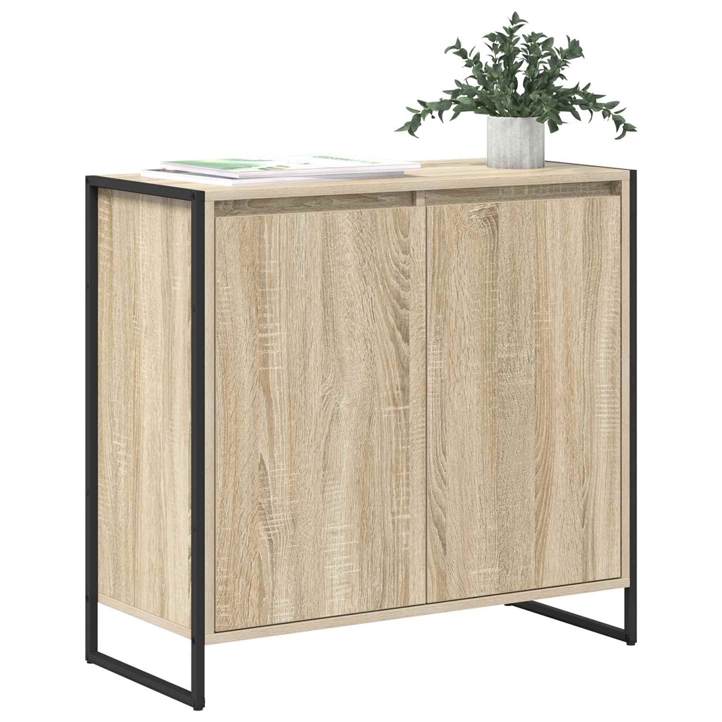 Side Cabinet Sonoma 79 x 36 x 75 cm Engineered Wood