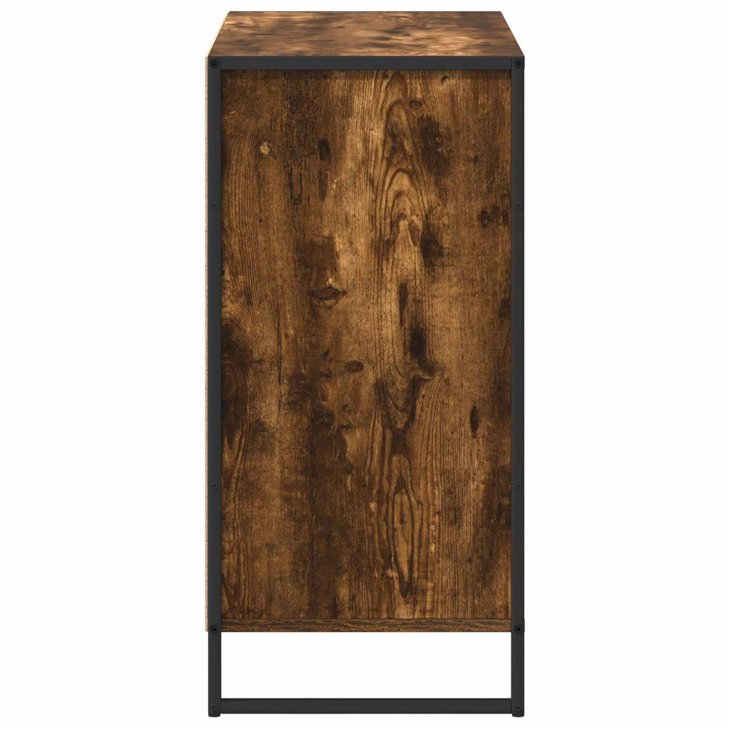 Side Cabinet Smoke Oak 79 x 36 x 75 cm Engineered Wood