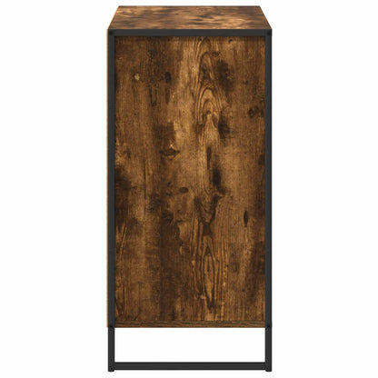 Side Cabinet Smoke Oak 79 x 36 x 75 cm Engineered Wood