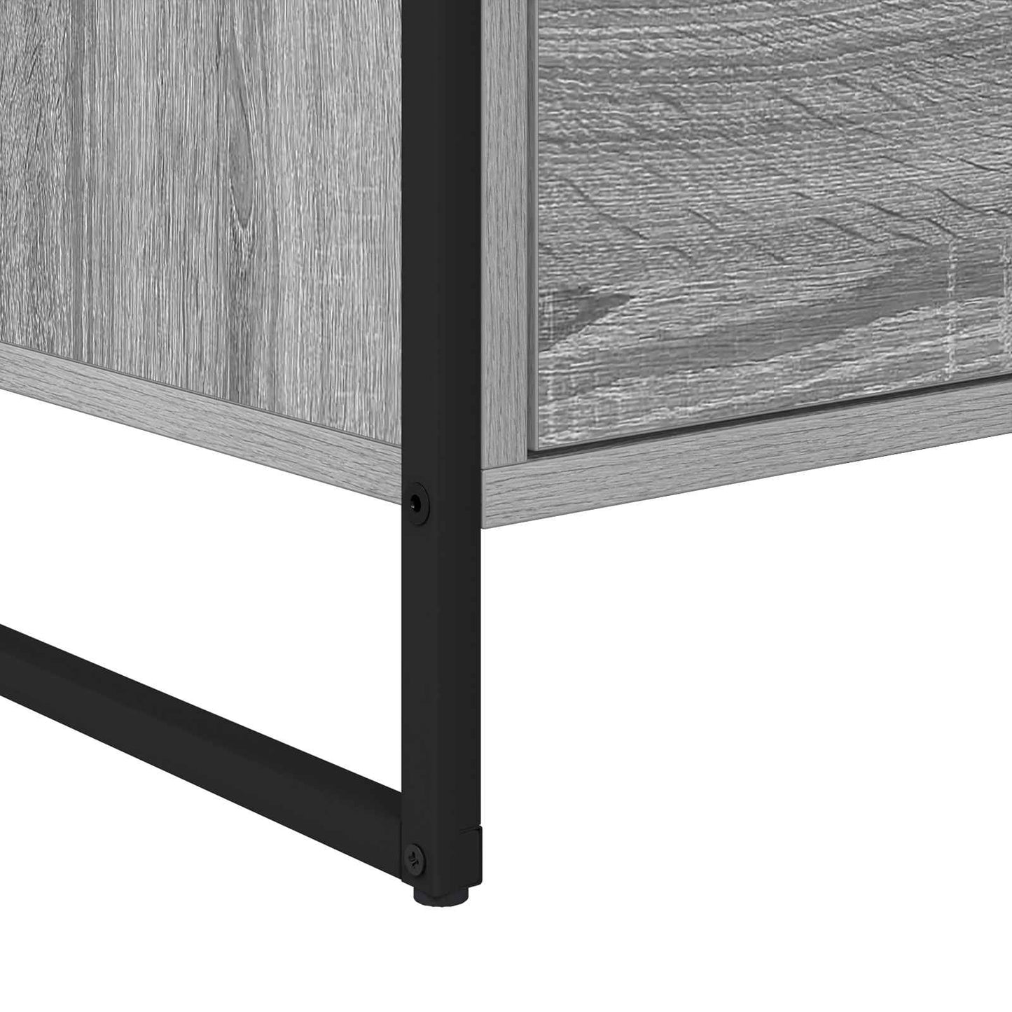 Side Cabinet Grey Sonoma 79 x 36 x 75 cm Engineered Wood