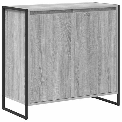 Side Cabinet Grey Sonoma 79 x 36 x 75 cm Engineered Wood