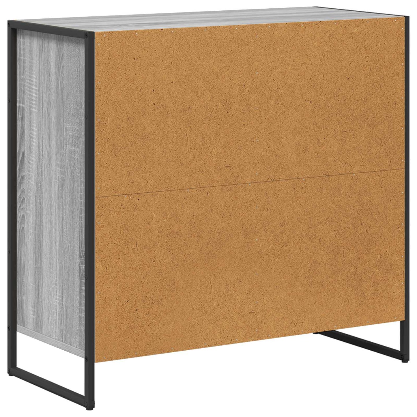 Side Cabinet Grey Sonoma 79 x 36 x 75 cm Engineered Wood