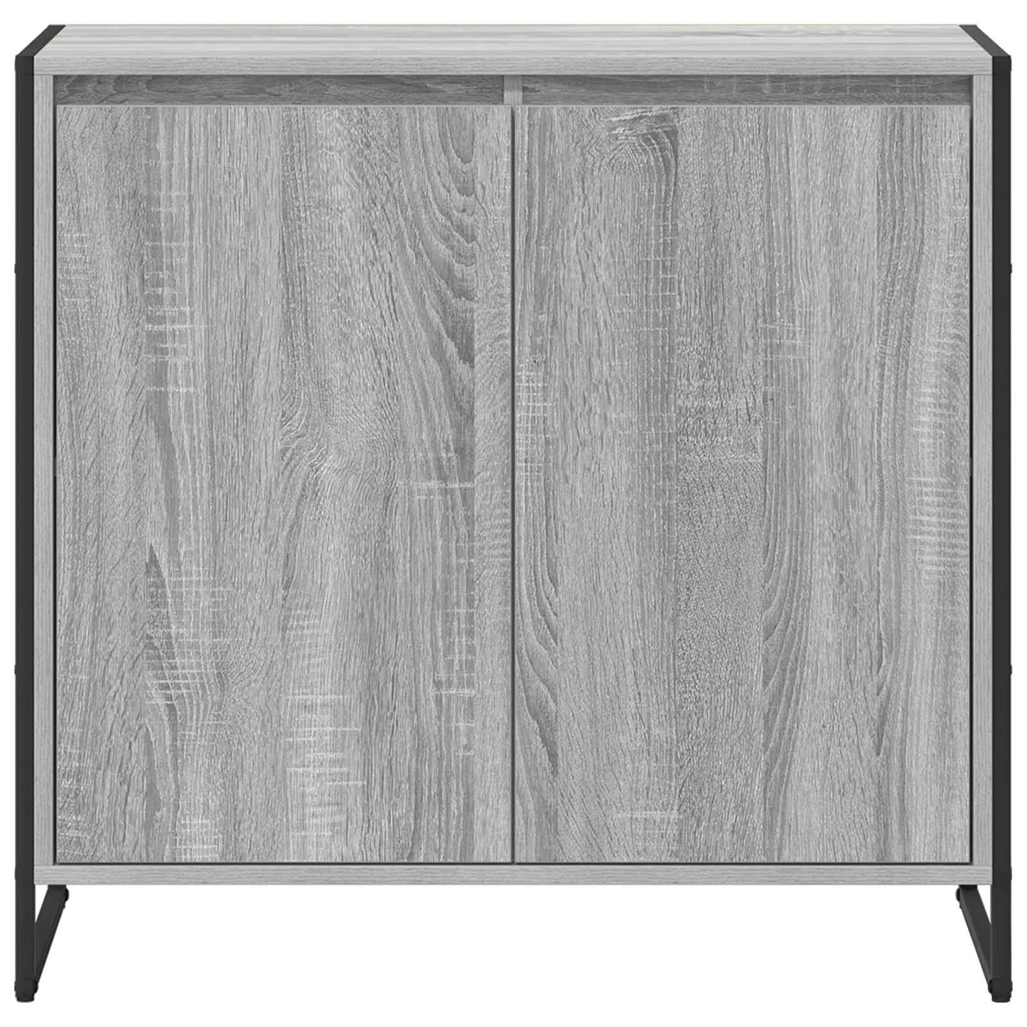 Side Cabinet Grey Sonoma 79 x 36 x 75 cm Engineered Wood