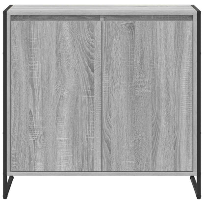 Side Cabinet Grey Sonoma 79 x 36 x 75 cm Engineered Wood