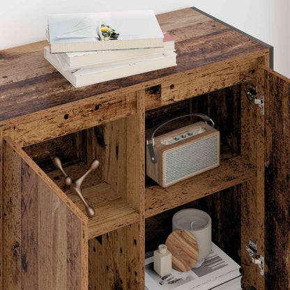 Side Cabinet Old Wood 79 x 36 x 75 cm Engineered Wood