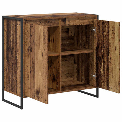 Side Cabinet Old Wood 79 x 36 x 75 cm Engineered Wood