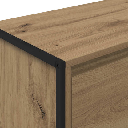 Side Cabinet Artisian Oak 79 x 36 x 75 cm Engineered Wood
