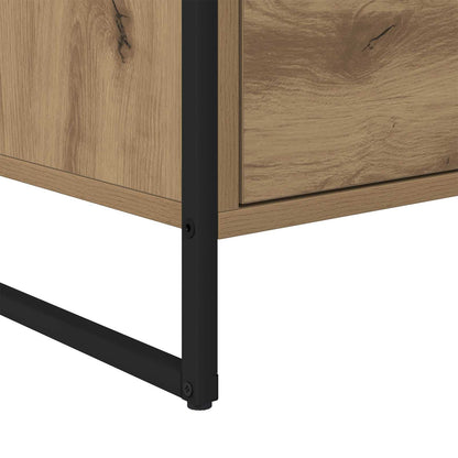 Side Cabinet Artisian Oak 79 x 36 x 75 cm Engineered Wood