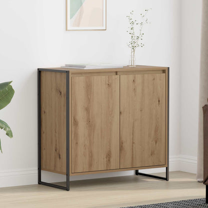 Side Cabinet Artisian Oak 79 x 36 x 75 cm Engineered Wood