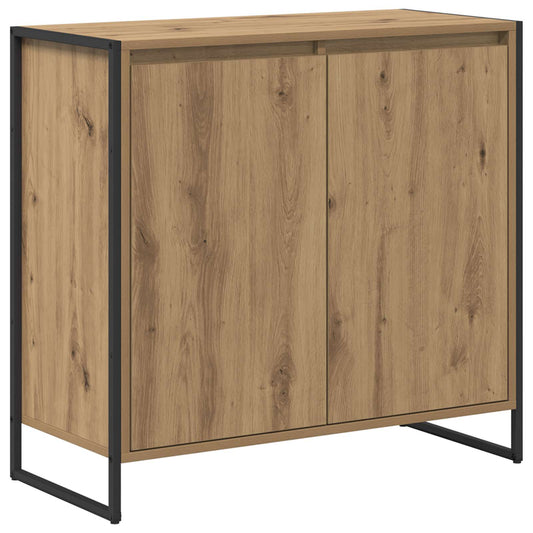 Side Cabinet Artisan Oak 79 x 36 x 75 cm Engineered Wood