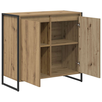 Side Cabinet Artisian Oak 79 x 36 x 75 cm Engineered Wood