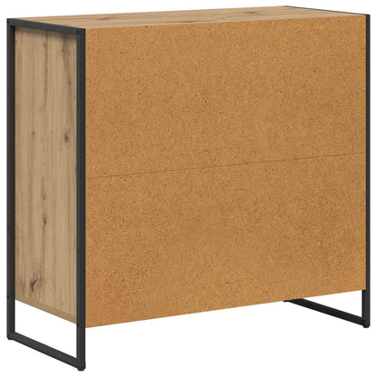 Side Cabinet Artisian Oak 79 x 36 x 75 cm Engineered Wood