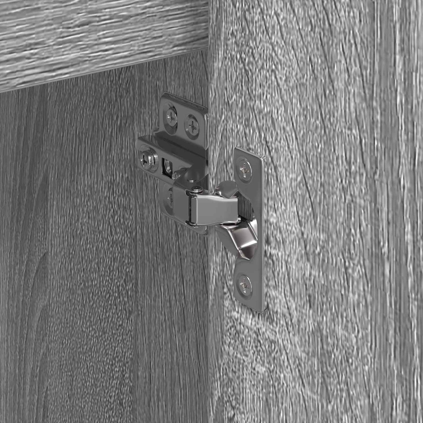 Side Cabinet Grey Sonoma 96.5 x 30 x 75 cm Engineered Wood