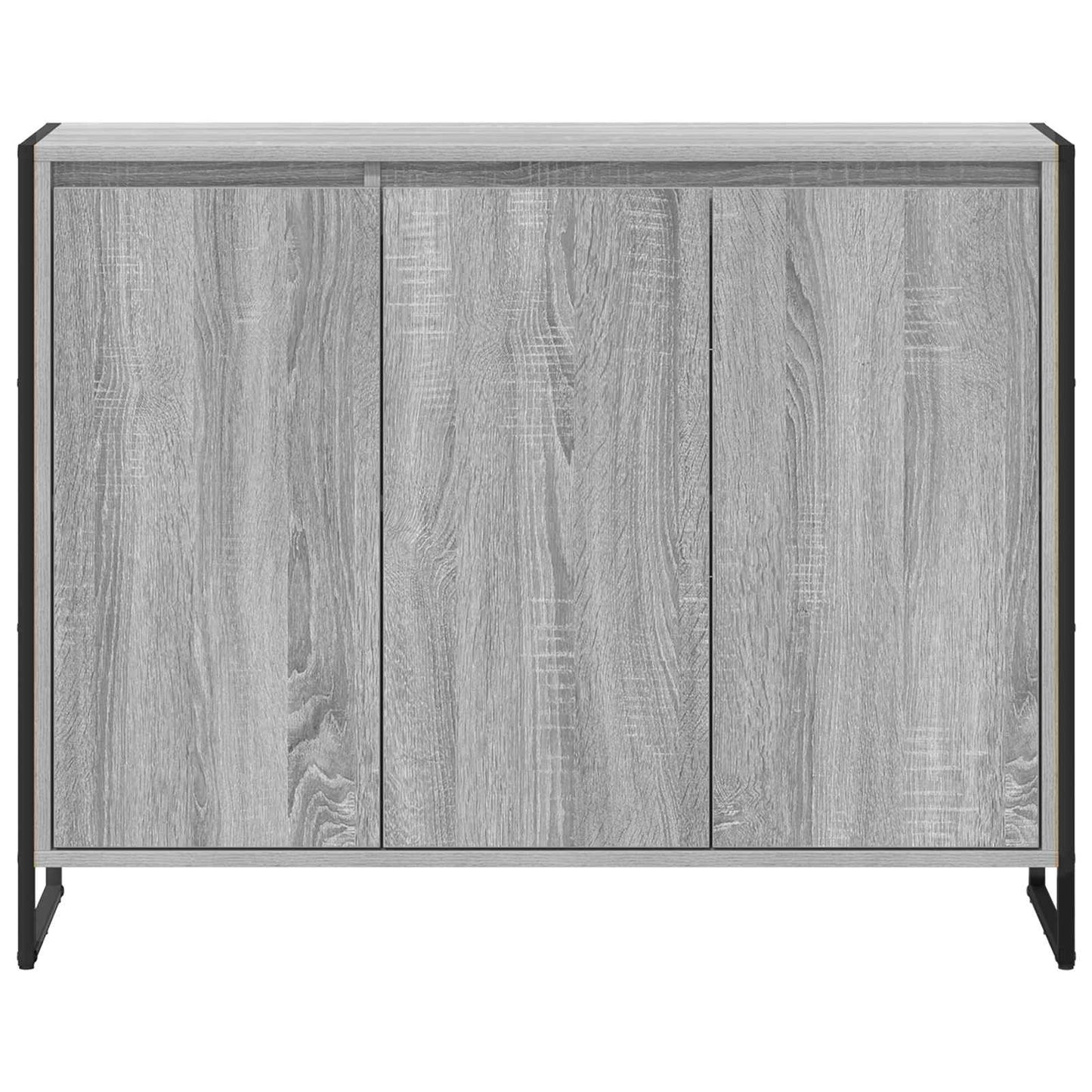 Side Cabinet Grey Sonoma 96.5 x 30 x 75 cm Engineered Wood