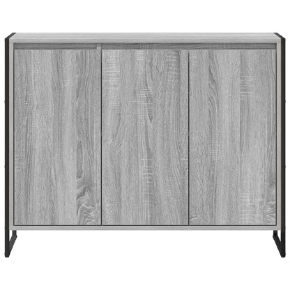 Side Cabinet Grey Sonoma 96.5 x 30 x 75 cm Engineered Wood