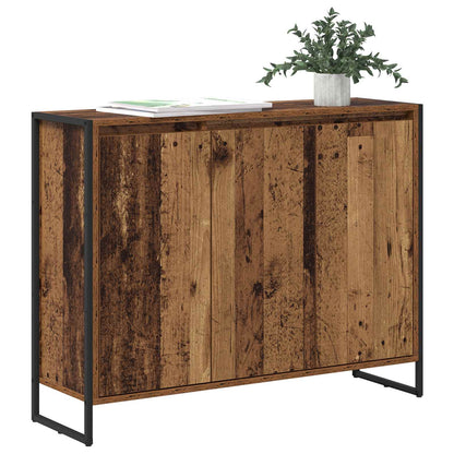 Side Cabinet Old Wood 96.5 x 30 x 75 cm Engineered Wood
