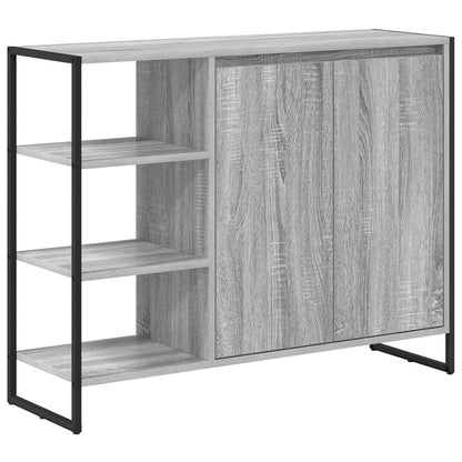 Side Cabinet Grey Sonoma 96.5 x 30 x 75 cm Engineered Wood